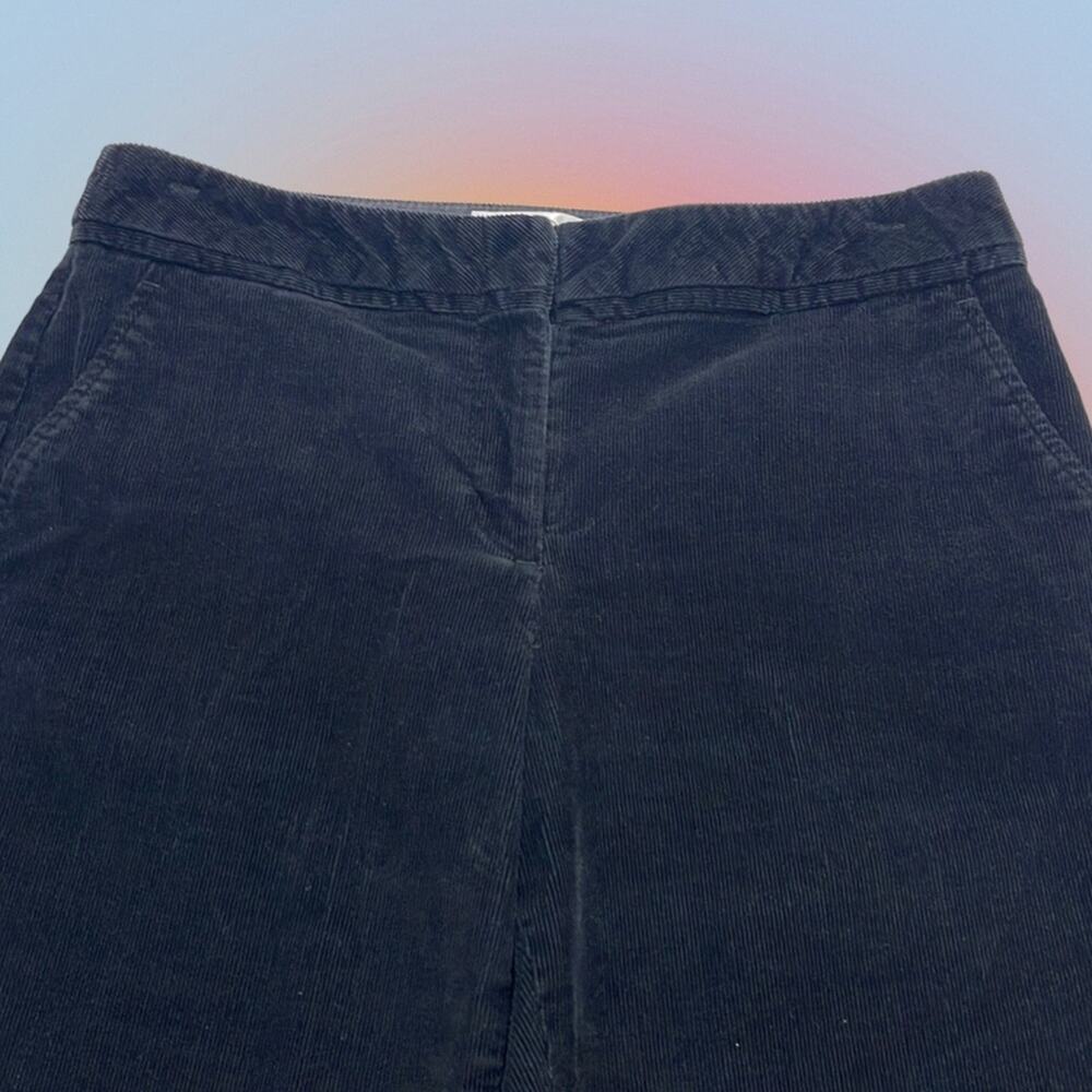TALBOTS PETITES Women’s 10 Black Corduroy Boot Cut Jeans